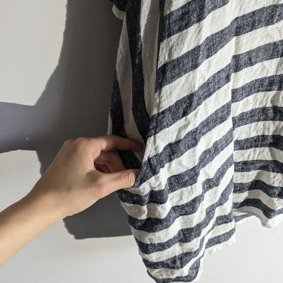 Soft Surroundings Linen Sunset Striped Lagenlook Tunic Women's Size 2X - Picture 4 of 6